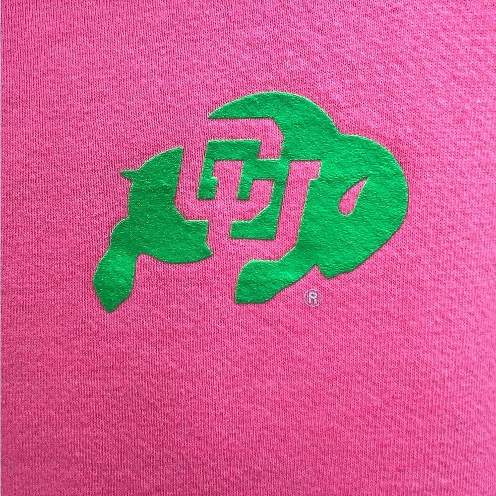 CU fluorescent pink zip up hoodie. - Picture 8 of 8